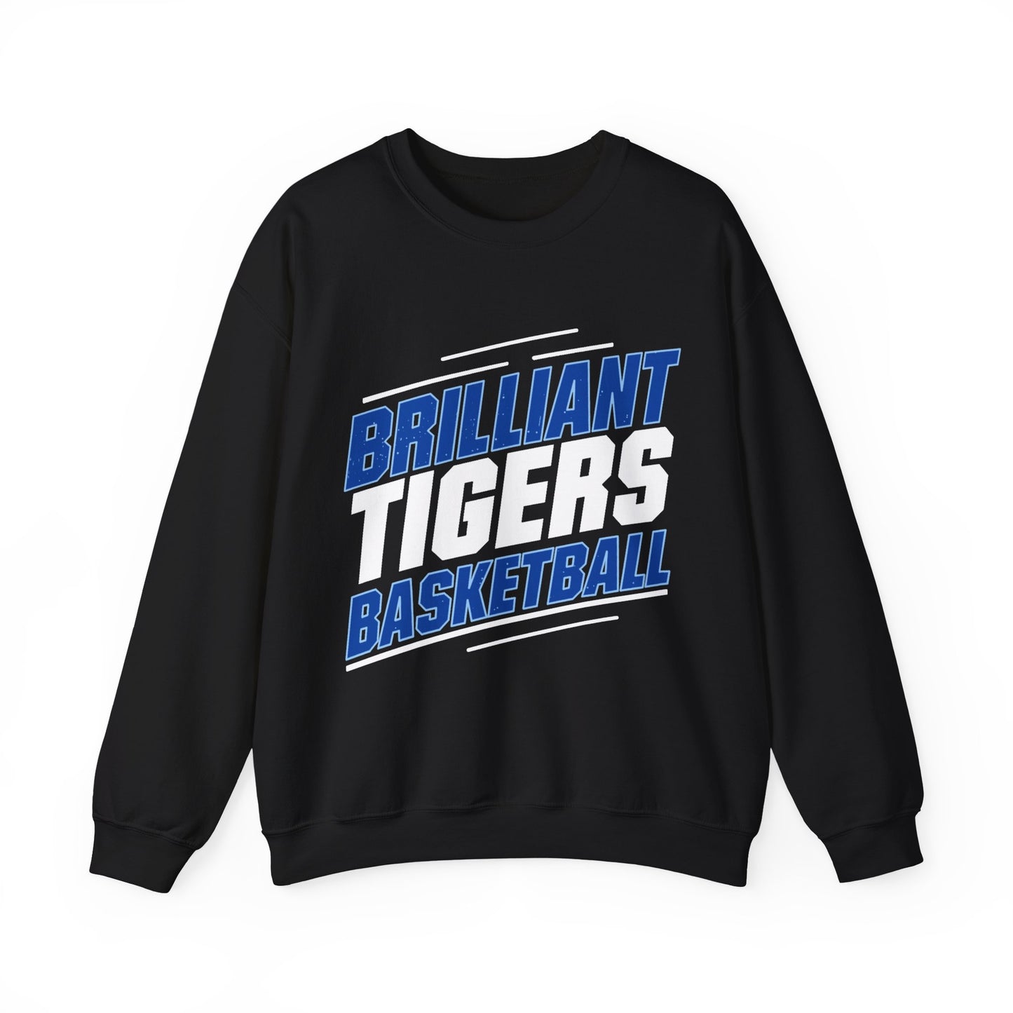 Adult Crewneck Sweatshirt \ Brilliant Tigers Basketball \ BTBK2