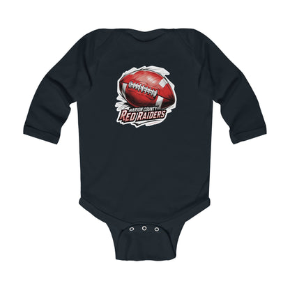 Long Sleeve Baby Bodysuit \ Marion County Red Raiders Football \ MCF1
