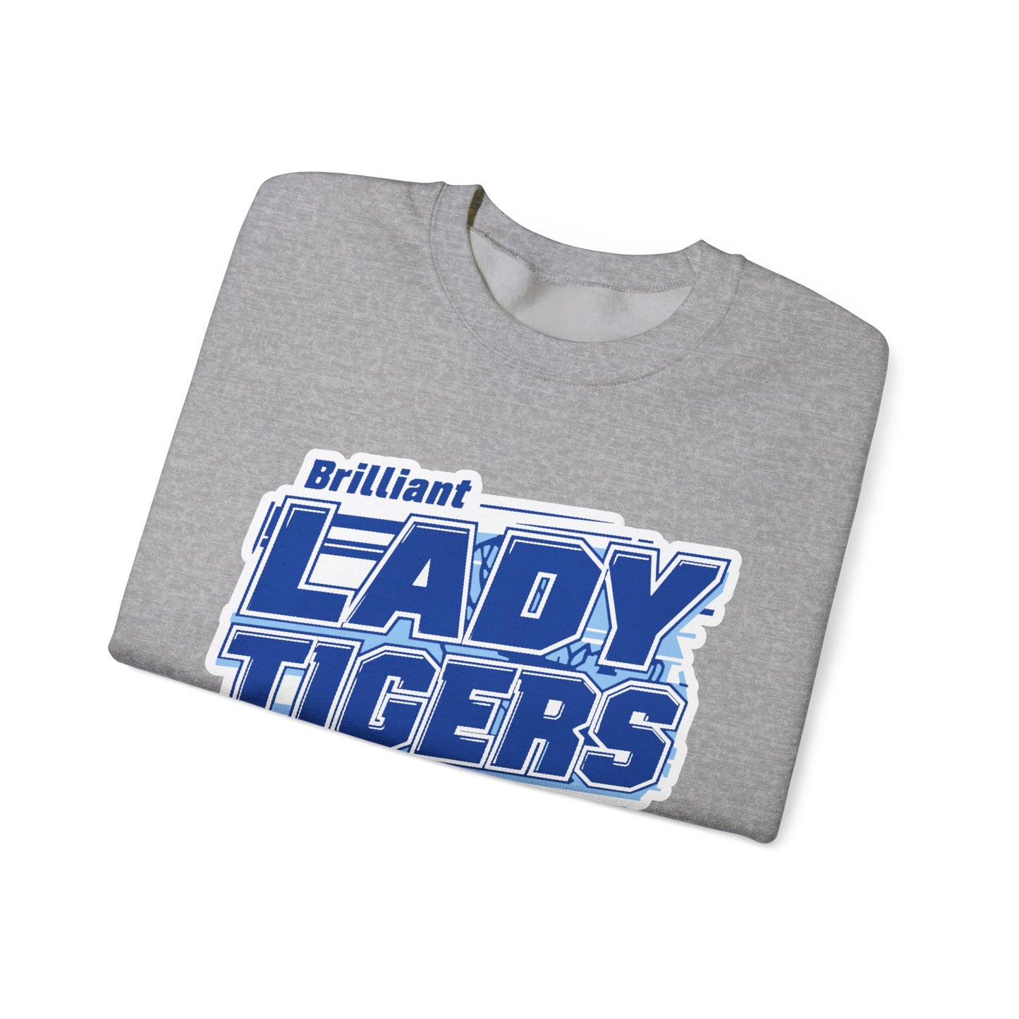Adult Crewneck Sweatshirt \ Brilliant Tigers Basketball \ BTBKG2
