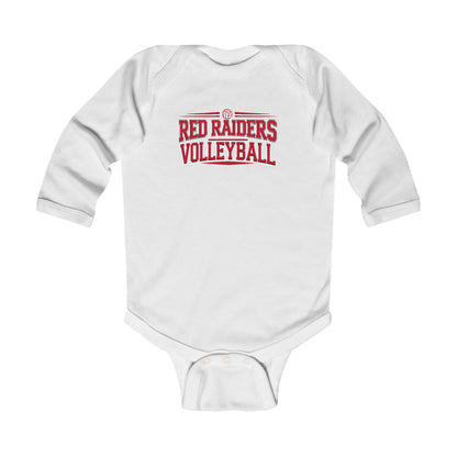 Long Sleeve Baby Bodysuit \ Marion County Red Raiders Volleyball \ MCV2