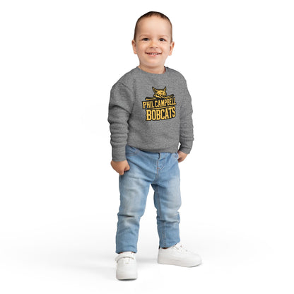 Toddler Crewneck Sweatshirt \ Phil Campbell Bobcats \ PCB2