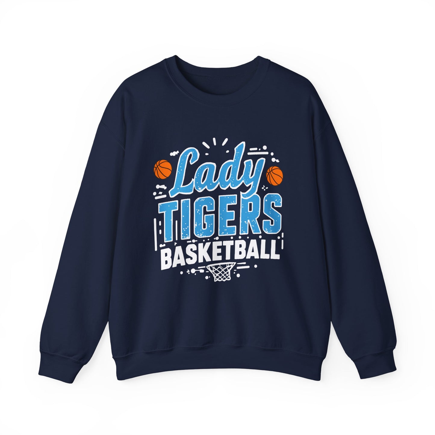 Adult Crewneck Sweatshirt \ Brilliant Tigers Basketball \ BTBKG1