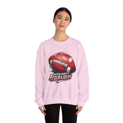 Adult Crewneck Sweatshirt \ Marion County Red Raiders Football \ MCF1