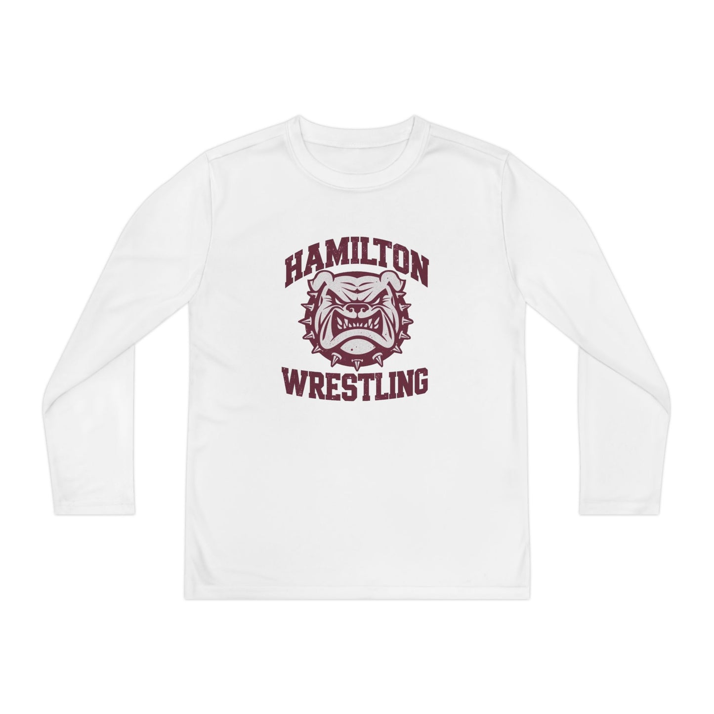 Youth Long Sleeve Tee \ Hamilton Aggies Wrestling \ HAW2