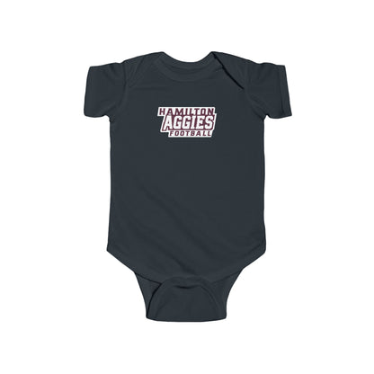 Short Sleeve Baby Bodysuit \ Hamilton Aggies Football \ HAF1
