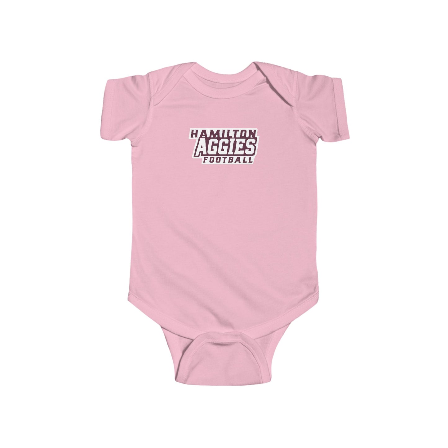 Short Sleeve Baby Bodysuit \ Hamilton Aggies Football \ HAF1