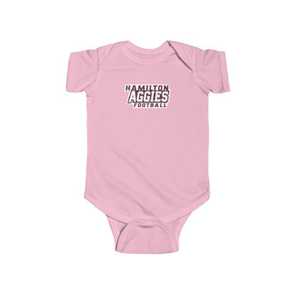 Short Sleeve Baby Bodysuit \ Hamilton Aggies Football \ HAF1