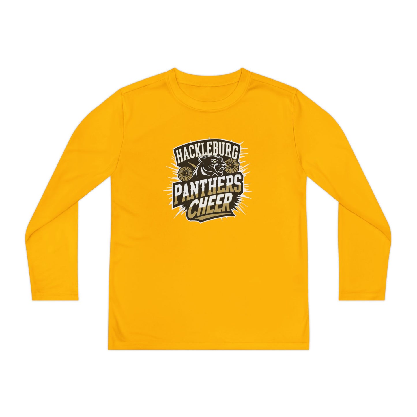 Youth Long Sleeve Tee \ Hackleburg Panthers Cheer \ HPC1