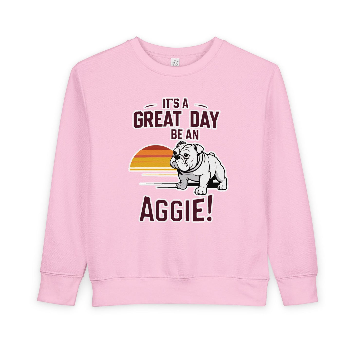 Toddler Crewneck Sweatshirt \ It's a Great Day to be an Aggie! \ GDA3