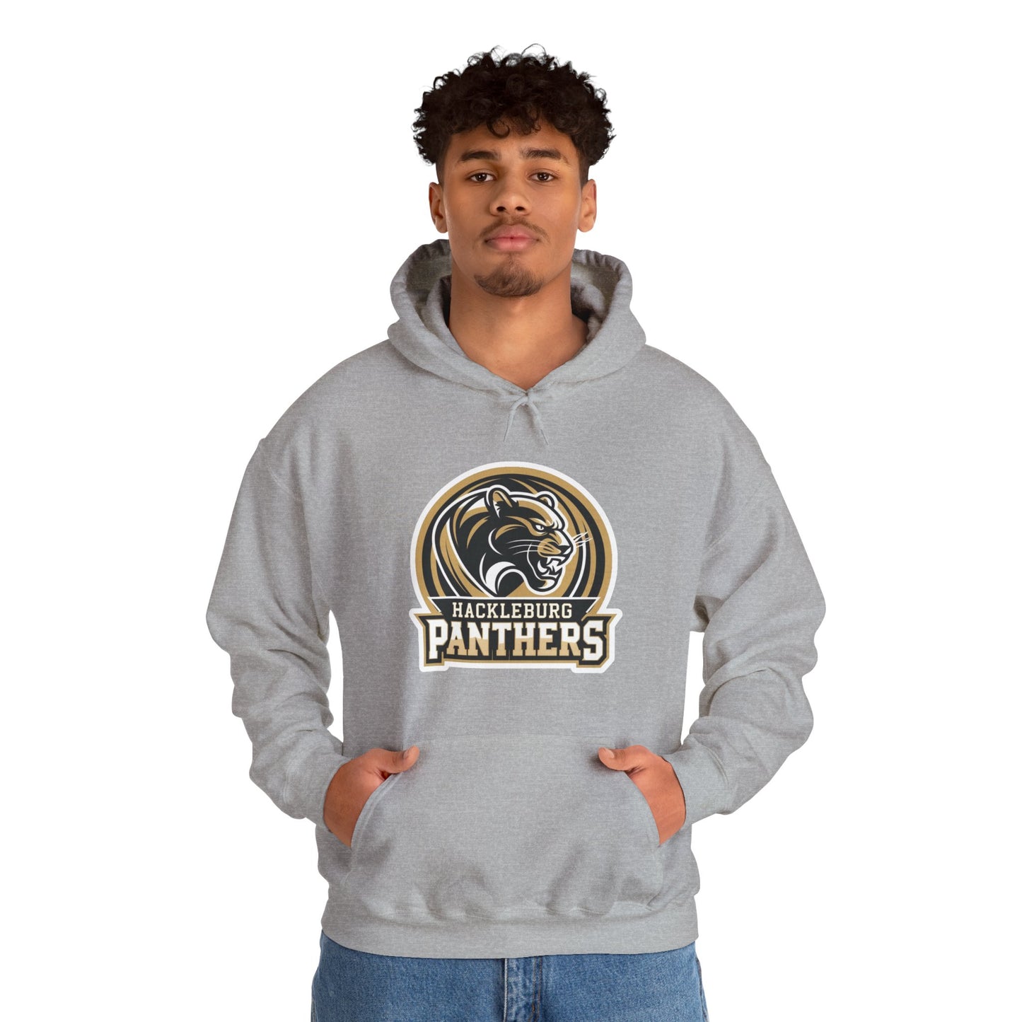 Adult Hoodie Sweatshirt \ Hackleburg Panthers \ HP2