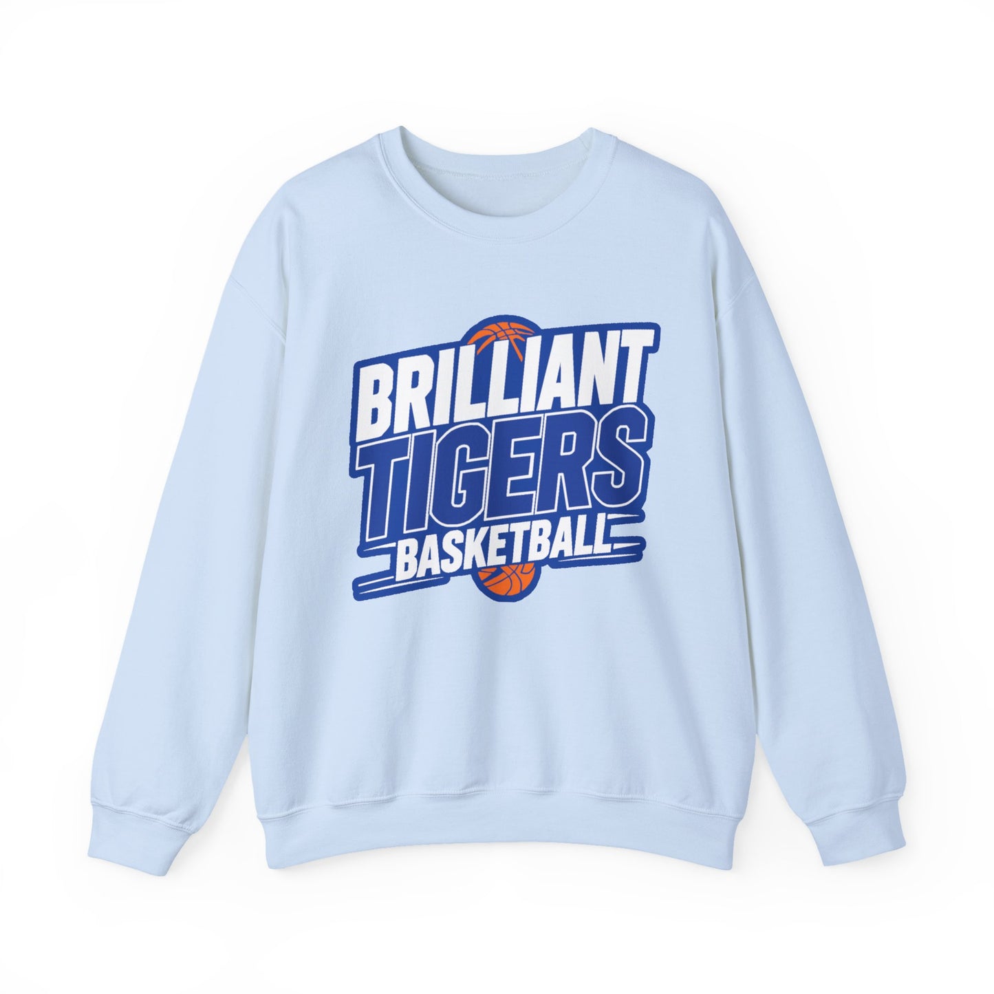 Adult Crewneck Sweatshirt \ Brilliant Tigers Basketball \ BTBK1