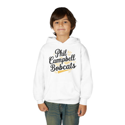 Youth Hoodie Sweatshirt \ Phil Campbell Bobcats \ PCBG2