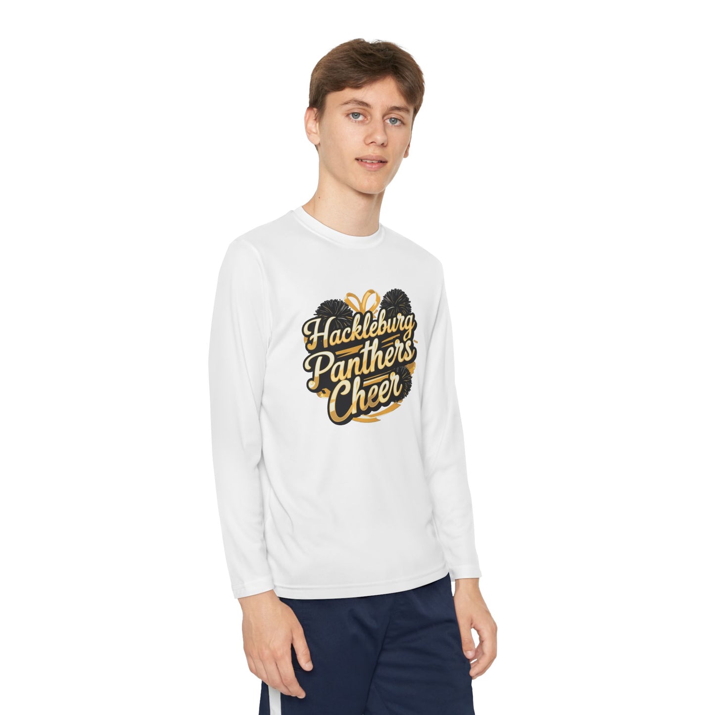 Youth Long Sleeve Tee \ Hackleburg Panthers Cheer \ HPC2