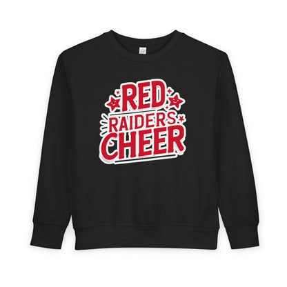 Toddler Crewneck Sweatshirt \ Marion County Red Raiders Cheer \ MCC2