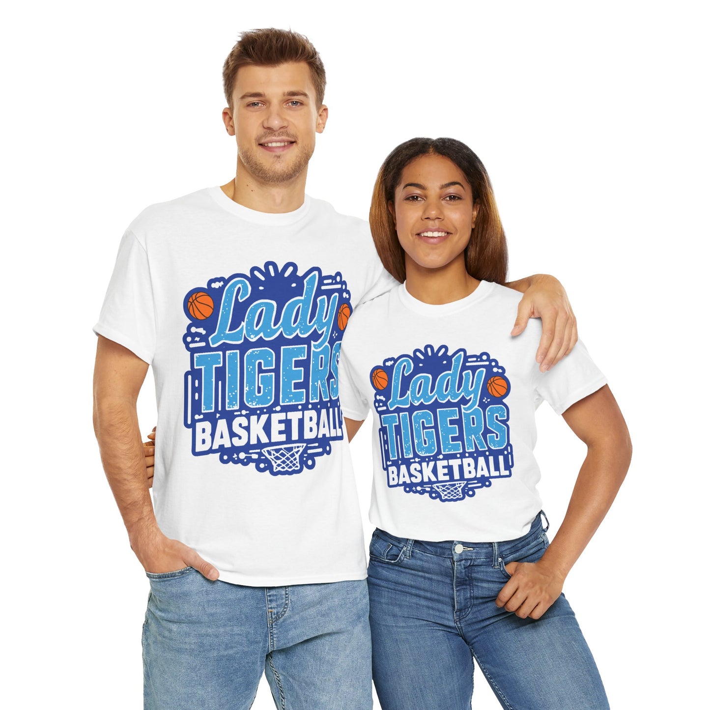 Adult Tee \ Brilliant Tigers Basketball \ BTBKG1