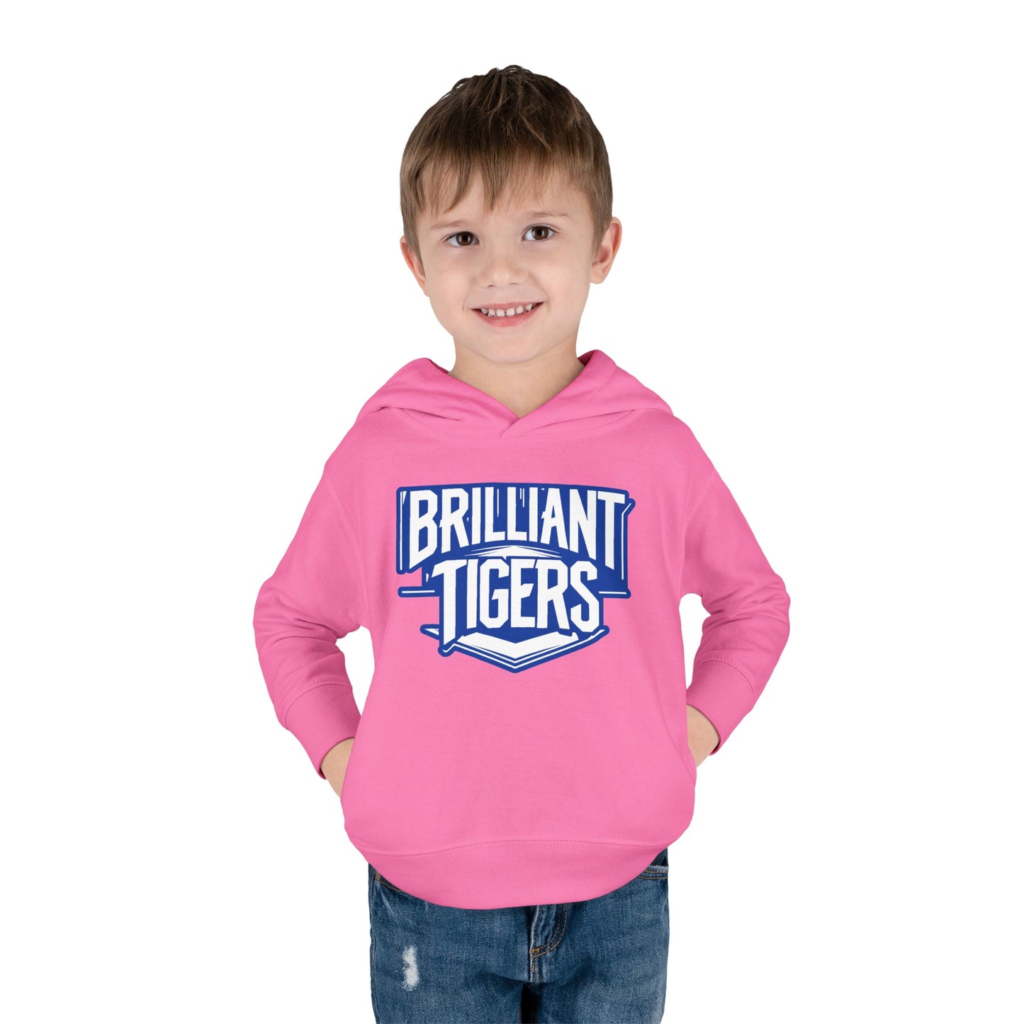 Toddler Hoodie Sweatshirt \ Brilliant Tigers \ BT2
