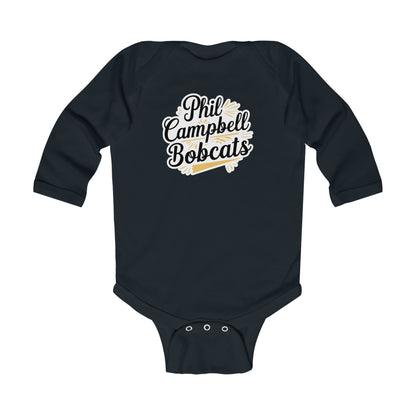 Long Sleeve Baby Bodysuit \ Phil Campbell Bobcats \ PCBG2