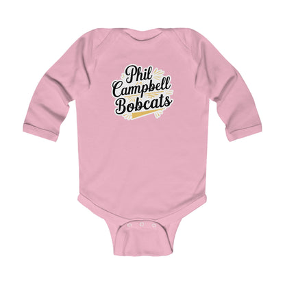 Long Sleeve Baby Bodysuit \ Phil Campbell Bobcats \ PCBG2