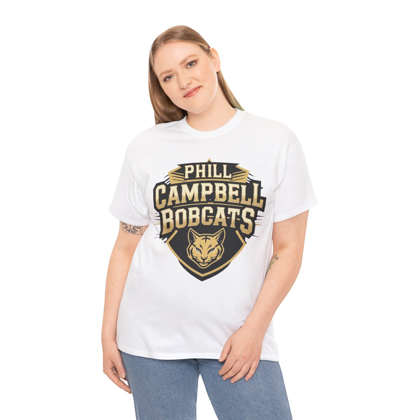 Adult Tee \ Phill Campbell Bobcats \ PCB1