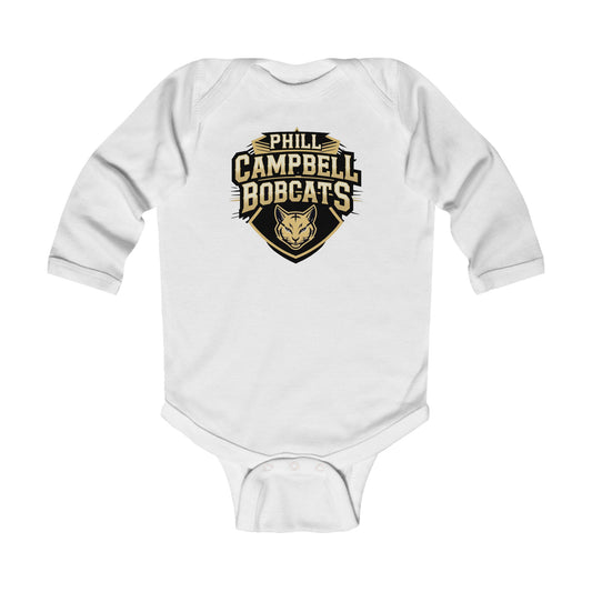 Long Sleeve Baby Bodysuit \ Phill Campbell Bobcats \ PCB1