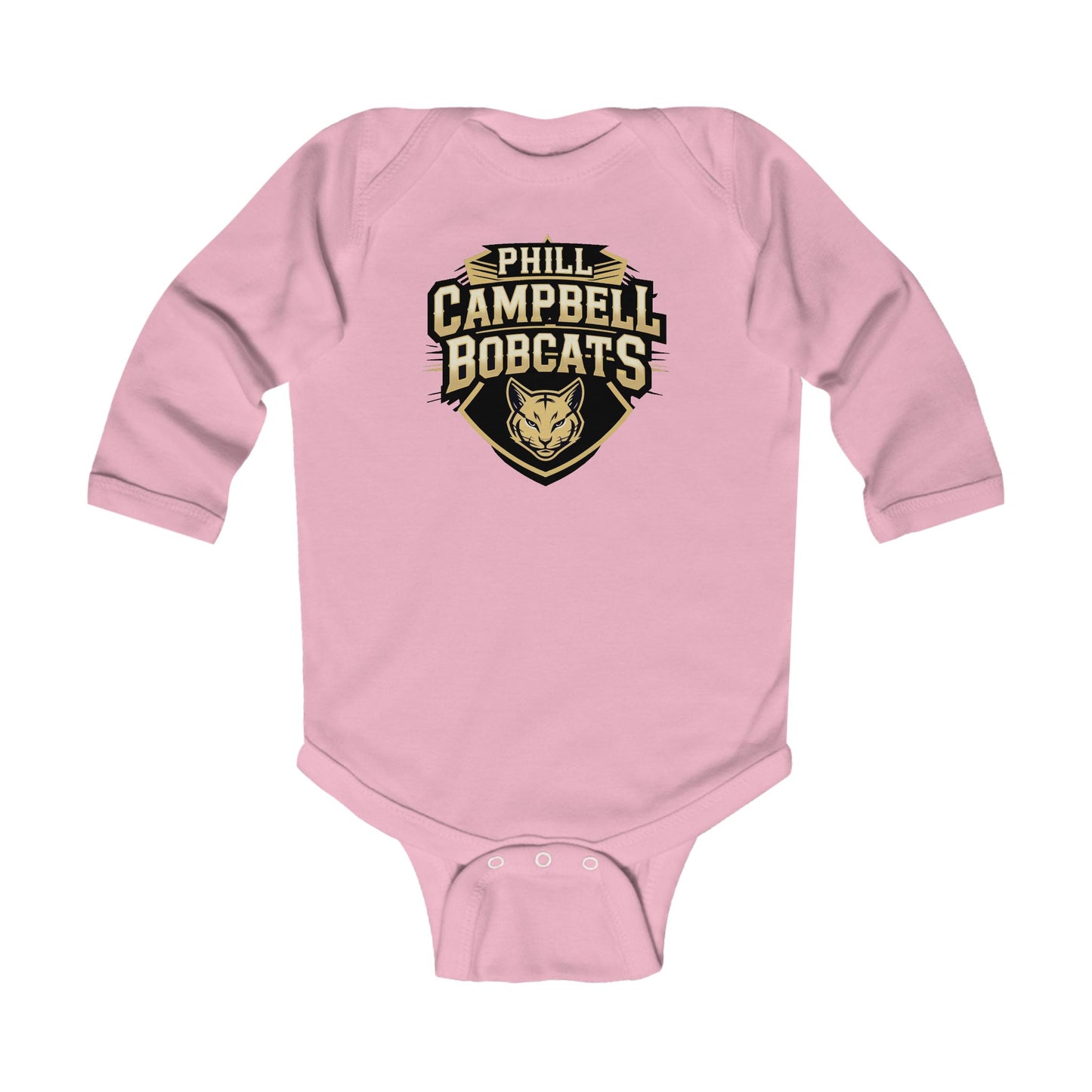 Long Sleeve Baby Bodysuit \ Phill Campbell Bobcats \ PCB1