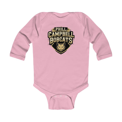 Long Sleeve Baby Bodysuit \ Phill Campbell Bobcats \ PCB1