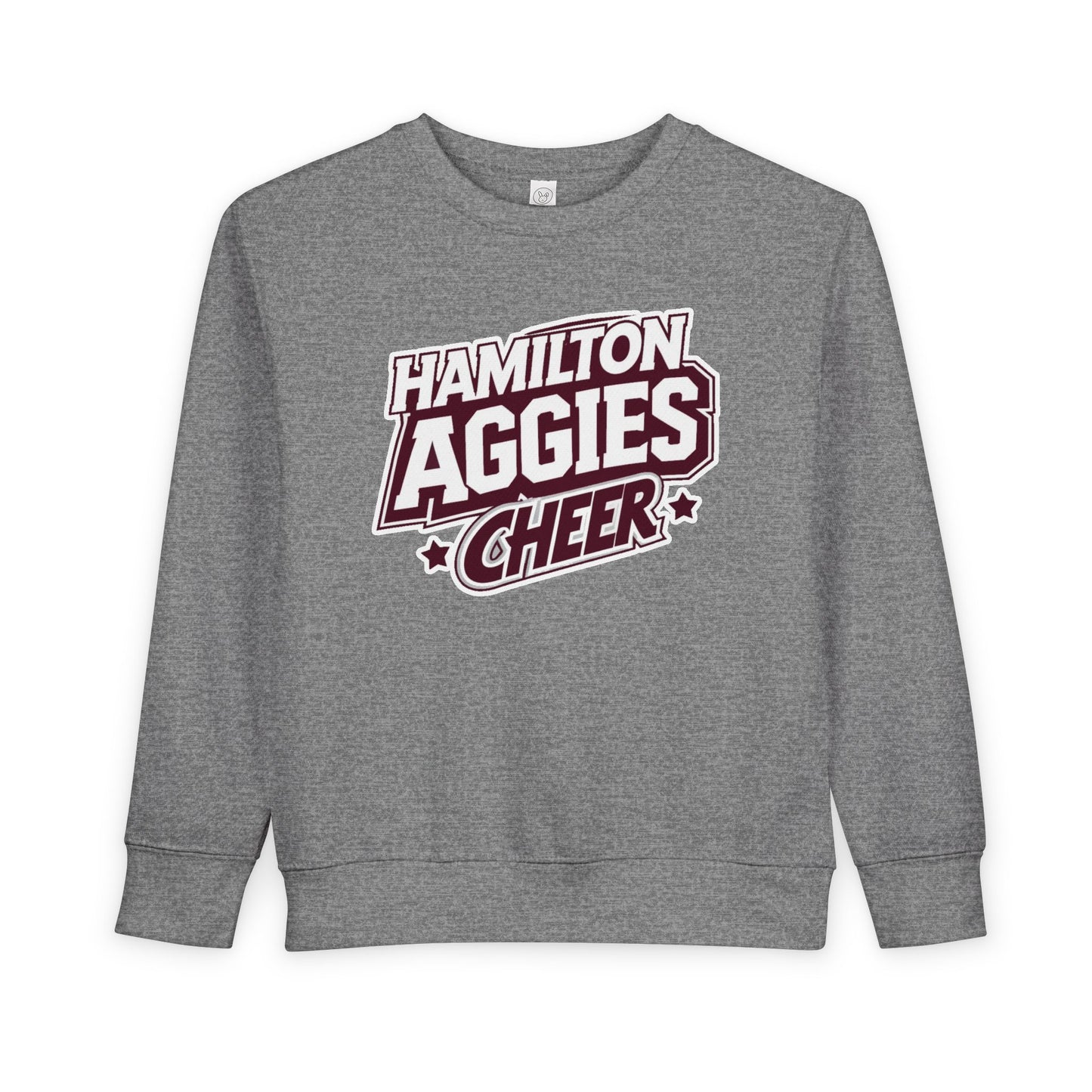 Toddler Crewneck Sweatshirt \ Hamilton Aggies Cheer \ HAC1