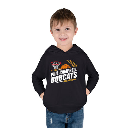 Toddler Hoodie Sweatshirt \ Phil Campbell Bobcats Basketball \ PCBBK1