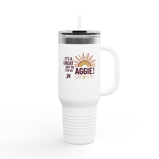 40oz Insulated Tumbler \ It's a Great Day to be an Aggie! \ GDA1