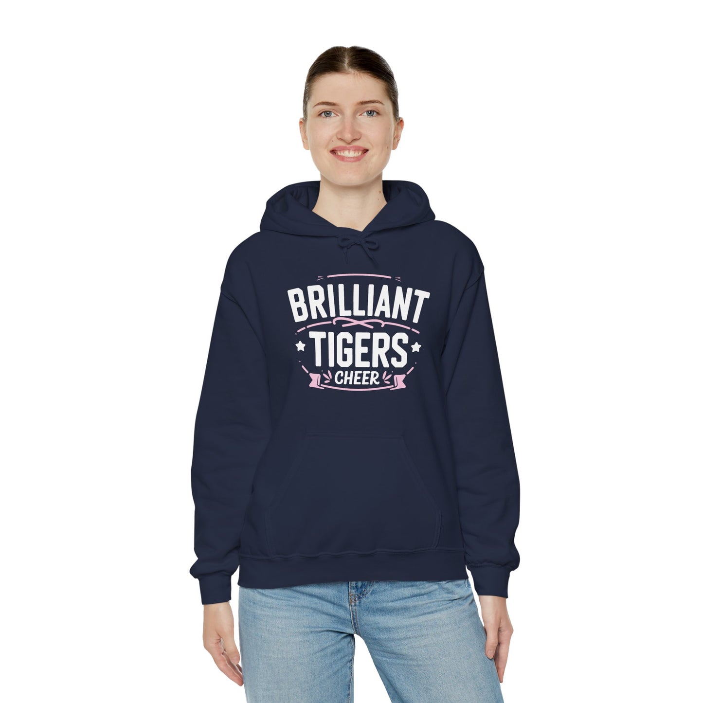 Adult Hoodie Sweatshirt \ Brilliant Tigers Cheer \ BTC2