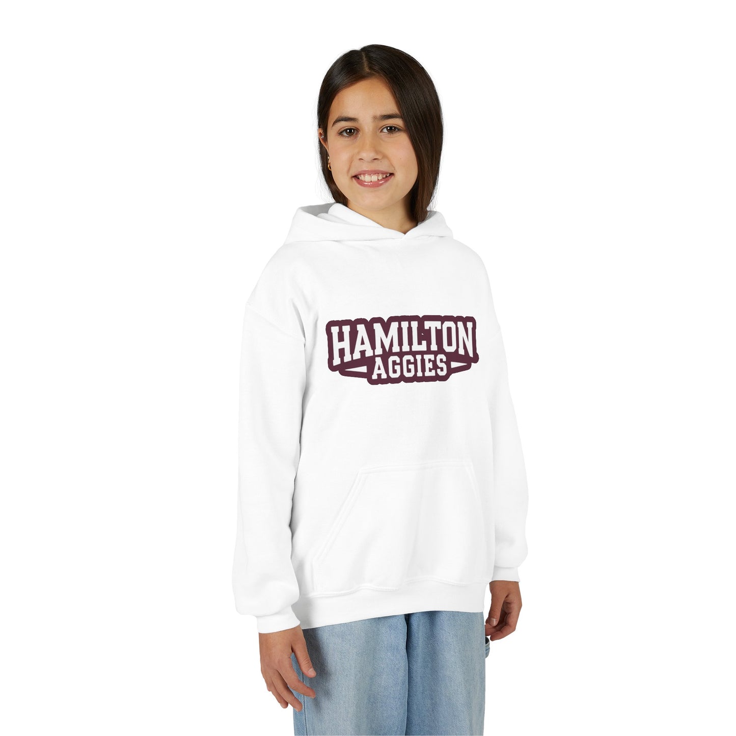 Youth Hoodie Sweatshirt \ Hamilton Aggies \ HA3