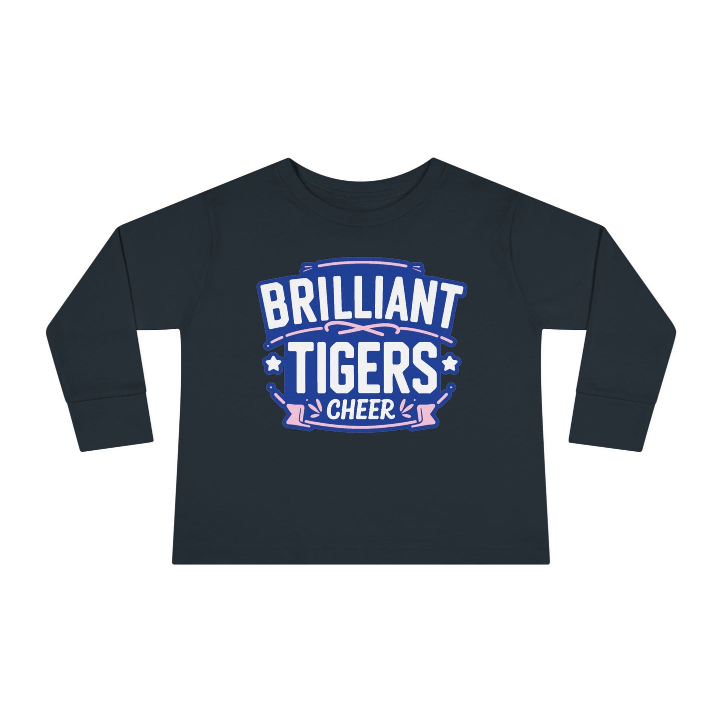 Toddler Long Sleeve Tee \ Brilliant Tigers Cheer \ BTC2