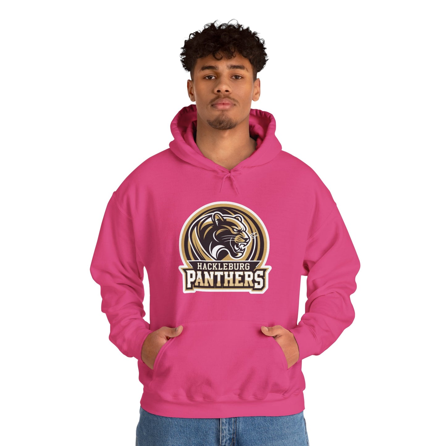 Adult Hoodie Sweatshirt \ Hackleburg Panthers \ HP2