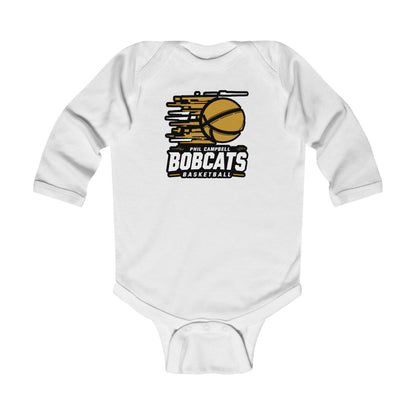 Long Sleeve Baby Bodysuit \ Phil Campbell Bobcats Basketball \ PCBBK2