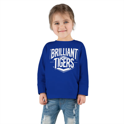 Toddler Long Sleeve Tee \ Brilliant Tigers \ BT2