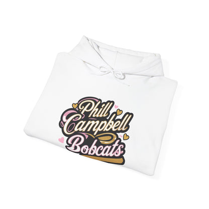 Adult Hoodie Sweatshirt \ Phill Campbell Bobcats \ PCBG1
