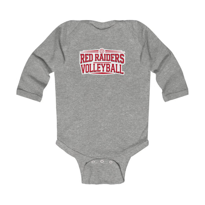Long Sleeve Baby Bodysuit \ Marion County Red Raiders Volleyball \ MCV2