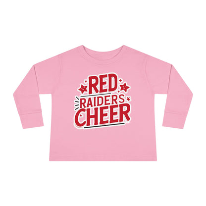 Toddler Long Sleeve Shirt \ Marion County Red Raiders Cheer \ MCC2