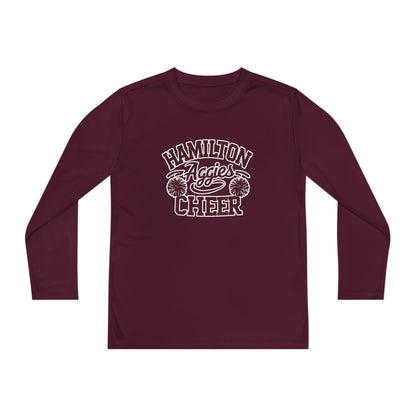 Youth Long Sleeve Tee \ Hamilton Aggies Cheer \ Style HAC2