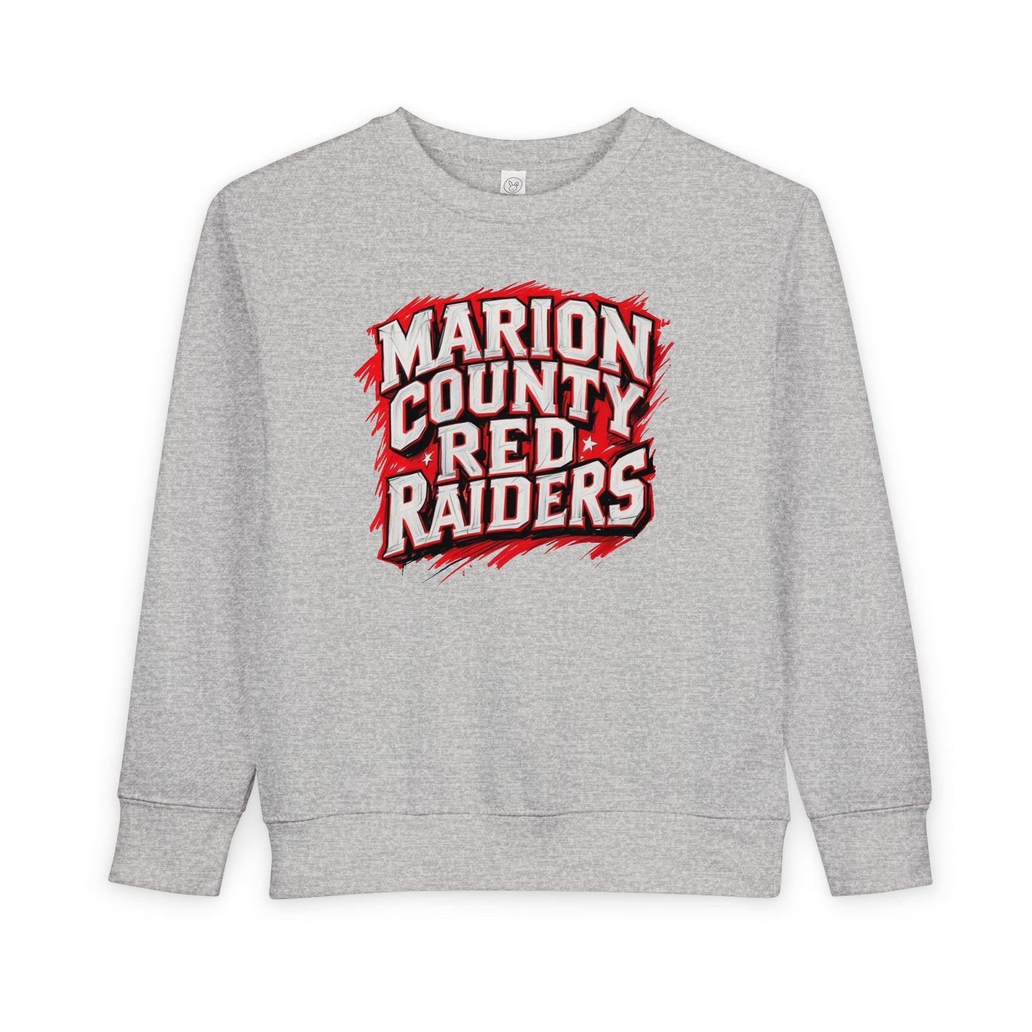 Toddler Crewneck Sweatshirt \ Marion County Red Raiders \ MC1
