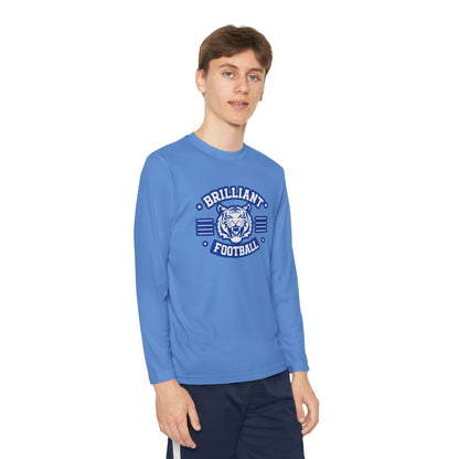 Youth Long Sleeve Tee \ Brilliant Tigers Football \ BTF2