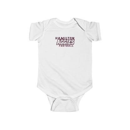 Short Sleeve Baby Bodysuit \ Hamilton Aggies Football \ HAF1