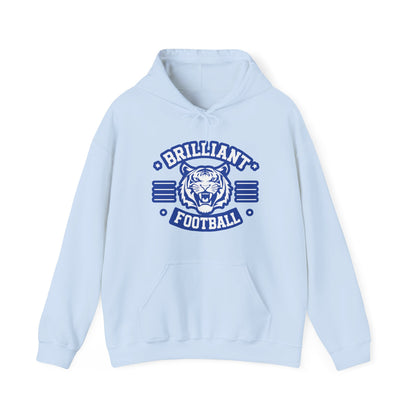 Adult Hoodie Sweatshirt \ Brilliant Tigers Football \ BTF2