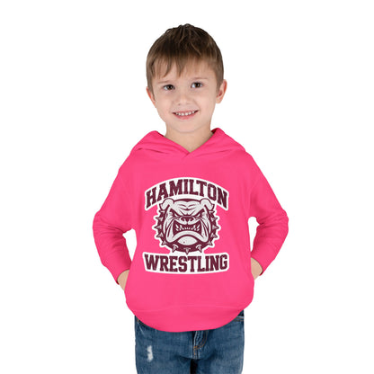 Toddler Hoodie Sweatshirt \ Hamilton Aggies Wrestling \ HAW2