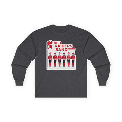 Adult Long Sleeve Tee \ Marion County Red Raiders Band \ MCB1