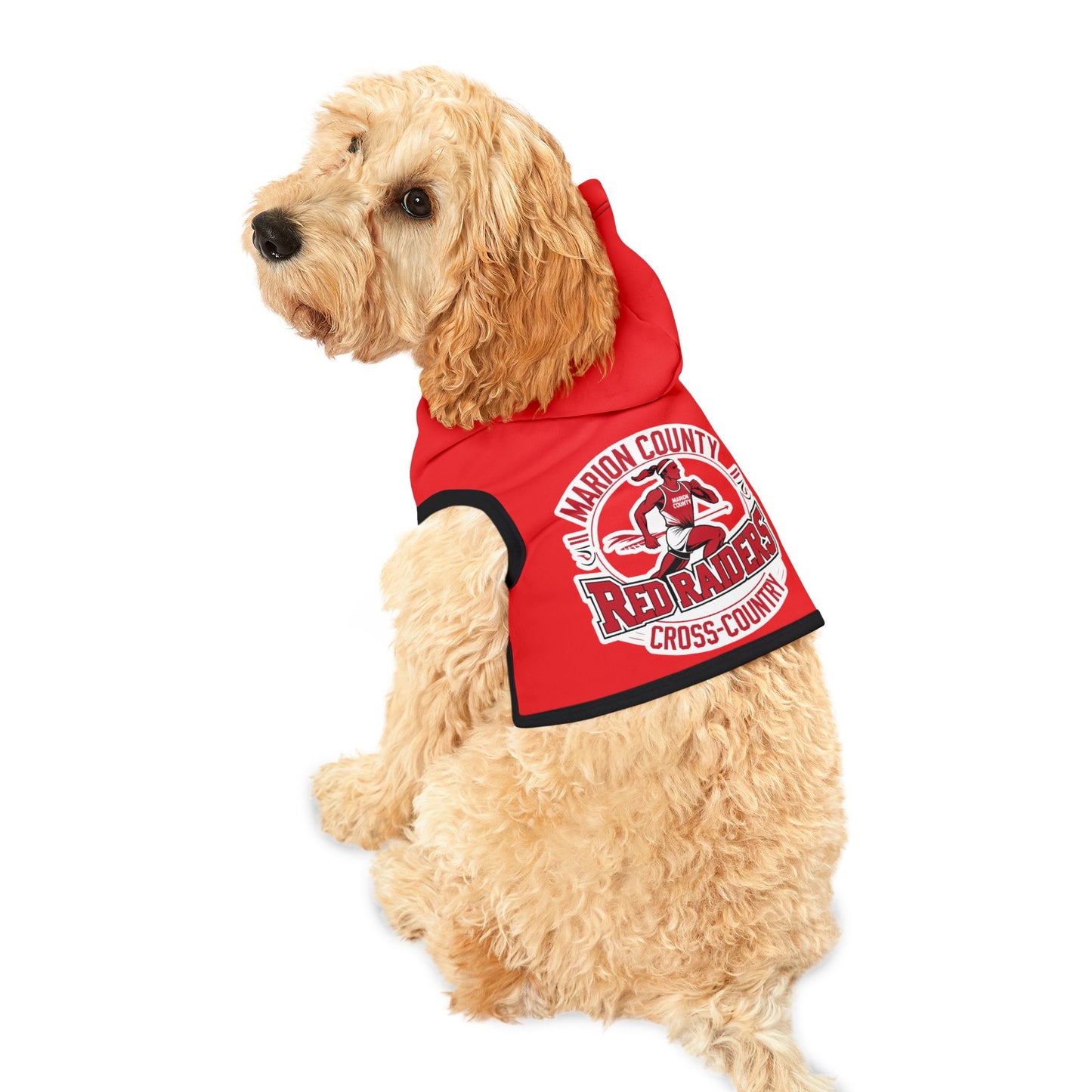 Pet Hoodie \ Marion County Red Raiders Cross-Country \ MCCC2