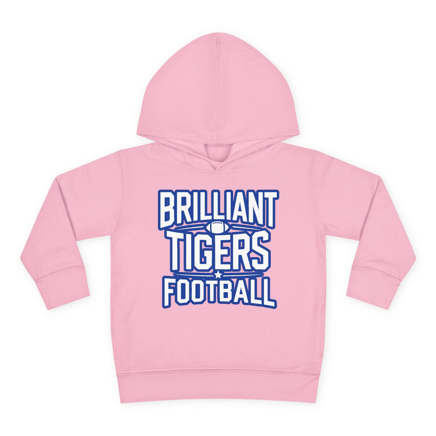 Toddler Hoodie Sweatshirt \ Brilliant Tigers Football \ BTF1