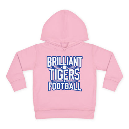 Toddler Hoodie Sweatshirt \ Brilliant Tigers Football \ BTF1