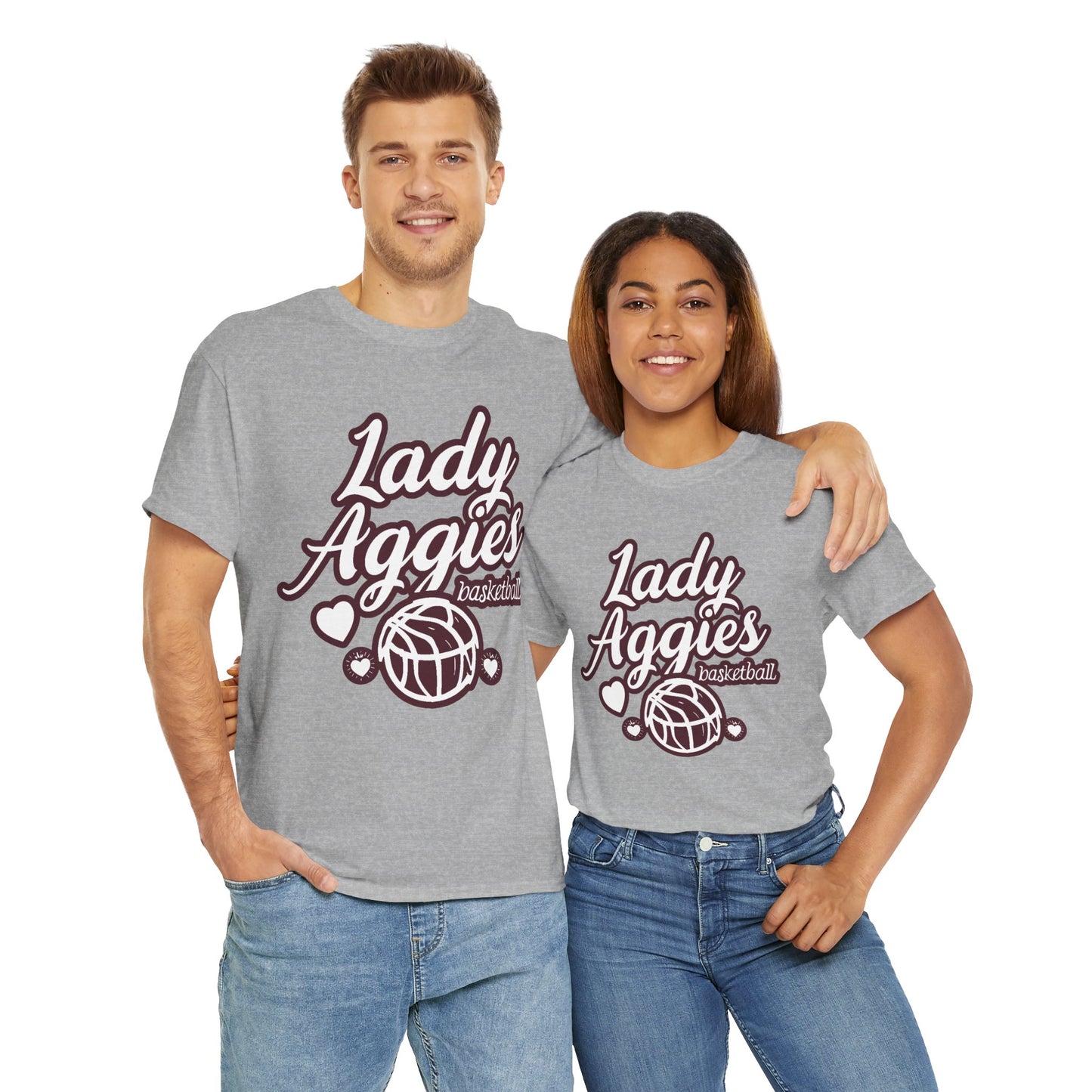 Adult Tee \ Hamilton Aggies Basketball \ HABBG2