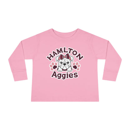 Toddler Long Sleeve Tee \ Hamilton Aggies \ HAG3